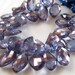 30% OFF SALE- 3 Inch 1/2 Strand of Pretty Blue Mystic Quartz Mango Fancy Briolettes semi precious gemstone beads 7mmx12mm -10mmx14mm