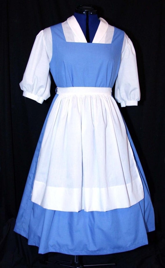 ADULT Blue BELLE Blue Provincial Costume CUSTOM Size