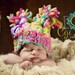 NEWBORN Photography Prop - Baby Knit Hat - Twin Prop