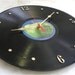 The BEATLES 1967-1970 (Blue Album) - Recycled Vinyl Record Wall Clock