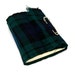 Blackwatch Tartan Scottish Kilt Journal and Sketchbook in Green, Black, and Blue