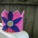 Upcycled Wool Daisy Crown