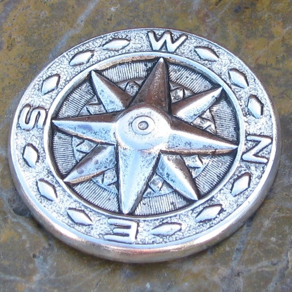 Wind Star Weather Vein Compass Metal Stamping by originalfindings