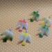 ONLY 3 Left / BUY 3 Get One FREE / Set of 6 Vintage German Miniature Flying Birds New Old Stock Putz Style Dioramas Terrarium Ornaments