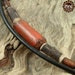 Mens Leather Cord Necklace w/ Wood, Twig, Seed, Coco Shell Beads