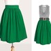 NEW Custom cotton skirt with side pockets 22 inches long