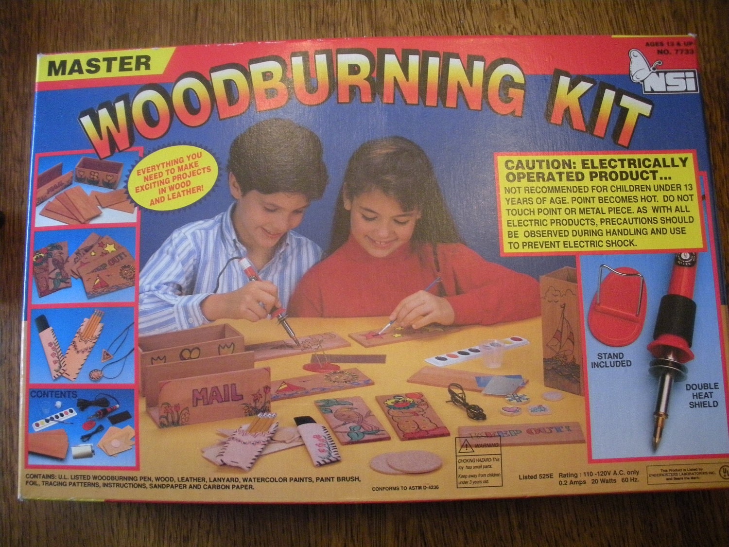 Kid's Master Woodburning Kit Do It Yourself Creative Fun