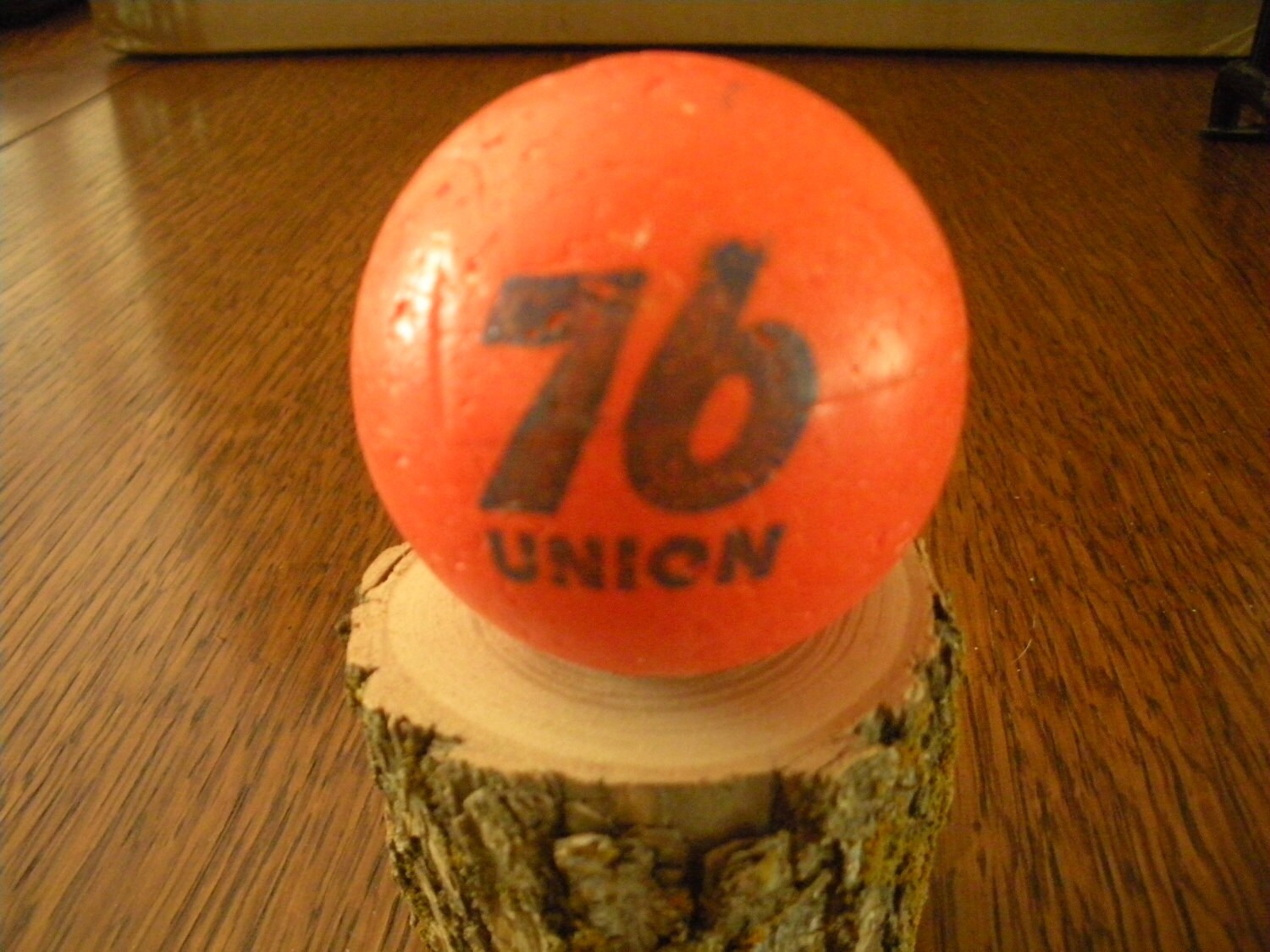Vintage Orange Union 76 Antenna Ball Gas Premium