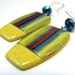Southwestern Landscapes Series - Agave Flower Polymer Clay Earrings