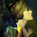 SALE Fine Art Print, Giclee Archival Print, Photomontage, Collage, Painted Photographs, Woman with Feather... 5 x 7 archival art print