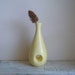 mid century modern yellow vase