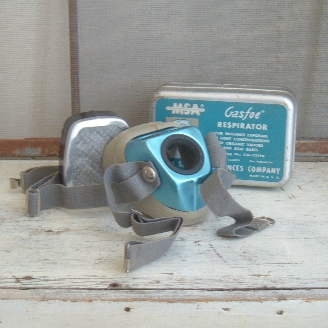 vintage Gasfoe mine respirator 1950s by ImSoVintage on Etsy