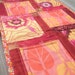 Quilted Mug Rug - Tangerine Dream