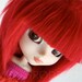 pullip wig pullip red rock bang long in back fake fur wig monstrodesign