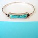 DESTASH.....Sterling and Turquoise Bracelet
