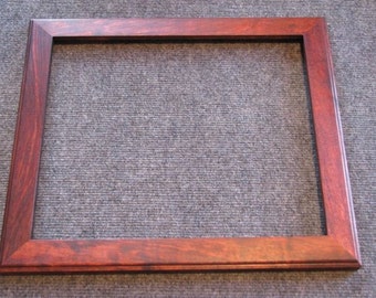 12x14 Spalted Yellow Birch Reddish brown dye Picture Frame