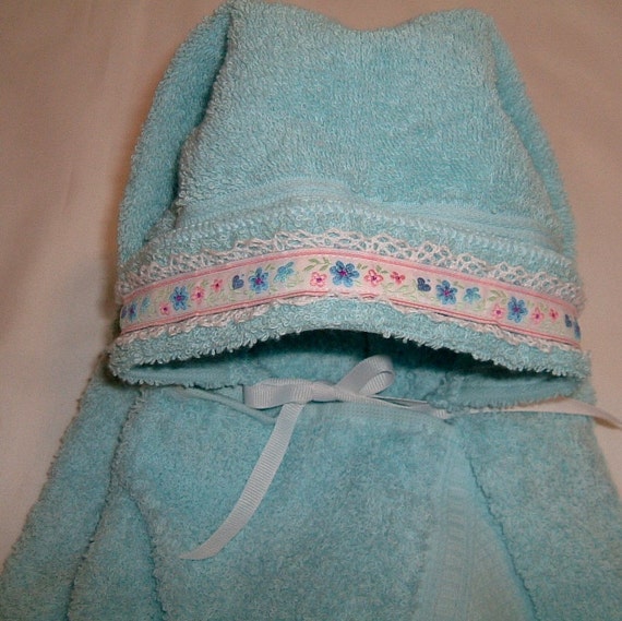 Hooded Terry Baby/Toddler Bath Towel