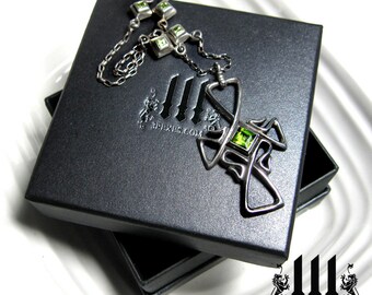 Large Black Jewelry Box, Necklace, Gift, Prestige