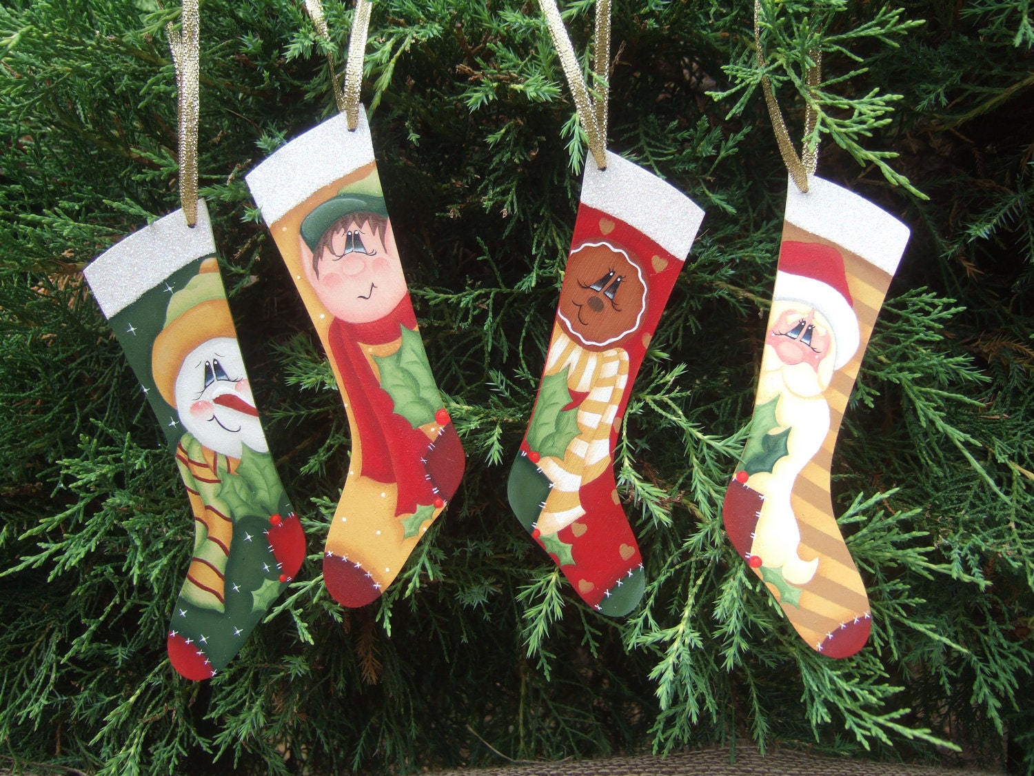 11012 Sweet Seasons Stockings Ornaments Decorative Pattern