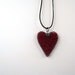 SALE 10% - Love It Pendant Art Love Red bead heart Valentine's Day Sale necklace Women Teen Girls Kids Pendant Jewelry Gift Under 15 USD