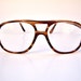 Vintage mens aviator eyeglasses // tortoise shell // 70s Diplomat