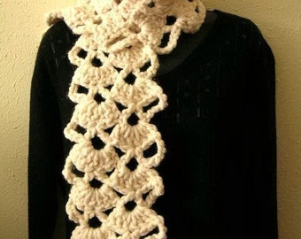Lacy Scarf and Neckwarmer no.2 Crochet Pattern PDF - permission to sell what you make