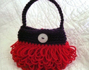 Little Loopy Purse Crochet Pattern PDF - permission to sell what you make