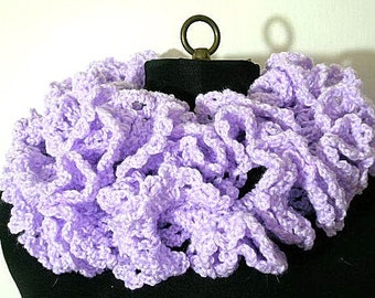 Ruffled Boa Scarf Crochet Pattern PDF- permission to sell what you make