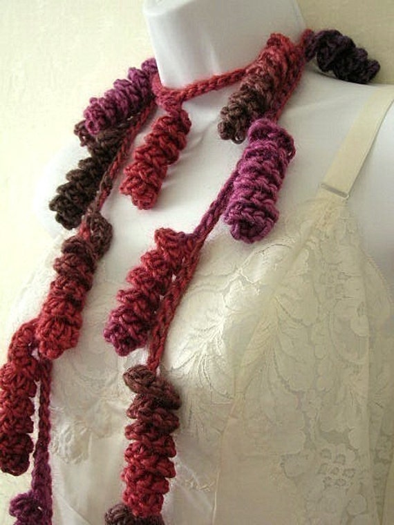 Scarves for women to knit curly