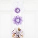 paper flowers garland