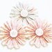 paper flowers garland wedding blush pink birds floral wedding shower
