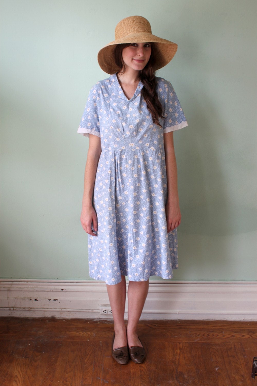 1940s farm dress