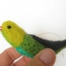 Folk Art Fraktaur Bird ornament by Maria Pahls