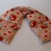 Heat Pack or Cold Therapy Wrap/ Neck Shoulder/ Flax Seed,Mint, Lavender Sweet Roses