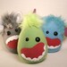Green Monster Plush READY TO SHIP
