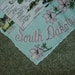 Vintage State Hanky - South Dakota - Hankie Handkerchief