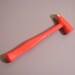 12 oz dead blow hammer for shaping metal had soft side and brass side head