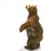 bear figurine- bear person walk - porcelain animal