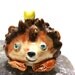 hedgehog figurine - Prince Spinybottom - porcelain animal figurine
