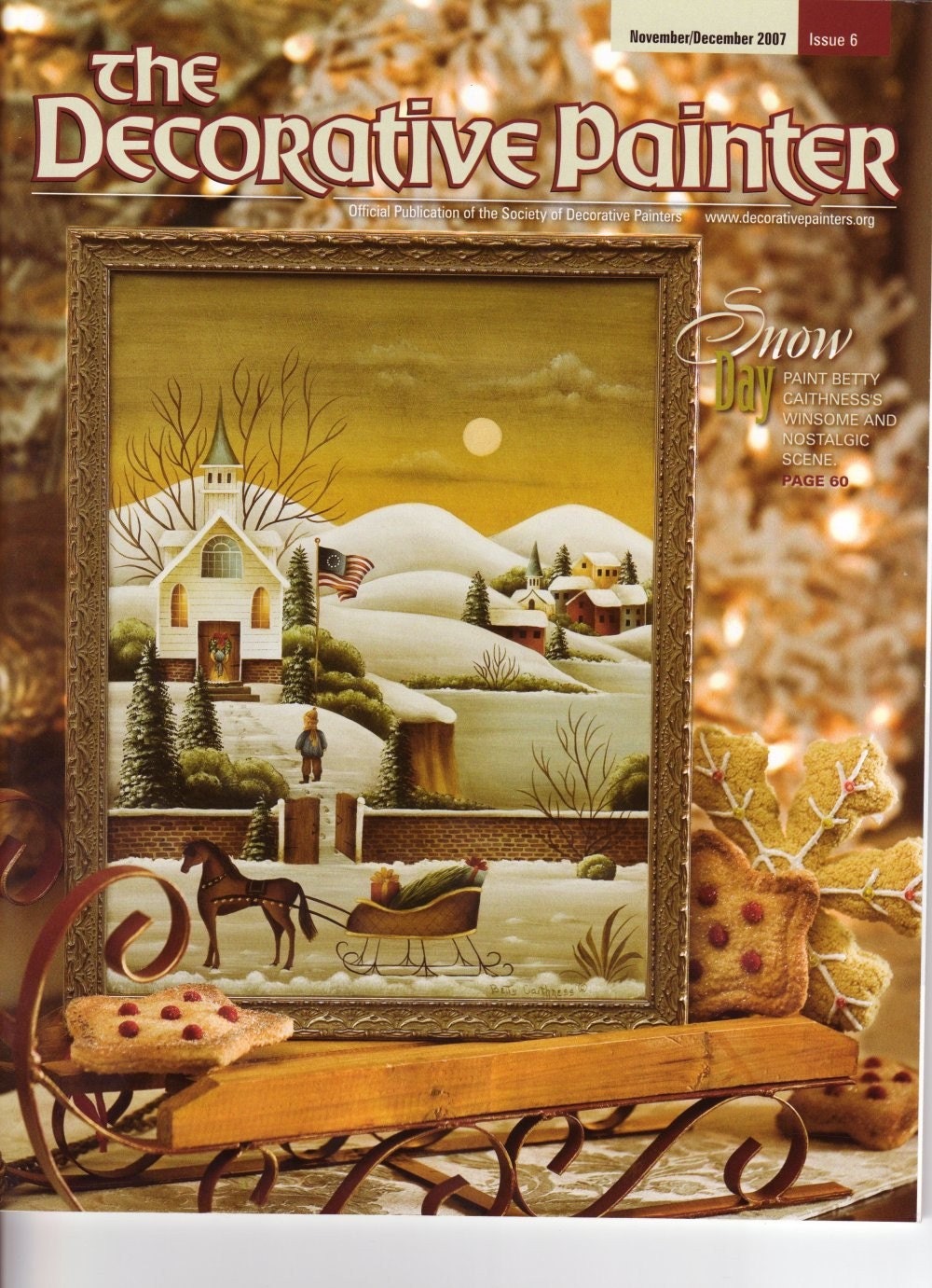 Decorative Painter Magazine Nov/Dec 2007 Tole Patterns