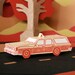 letterpress card DIY Station Wagon