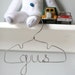 Personalized Wire Hanger for Children