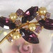 Amethyst and Pearl Vintage Brooch