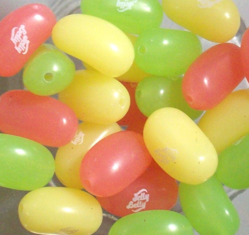095 Jelly Belly Plastic Jelly Bean Beads