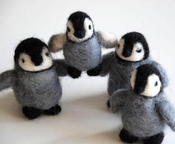 mafia penguin family by dolittledesign on Etsy