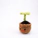 Custom Order: Bean Sprout Plant Crochet Amigurumi