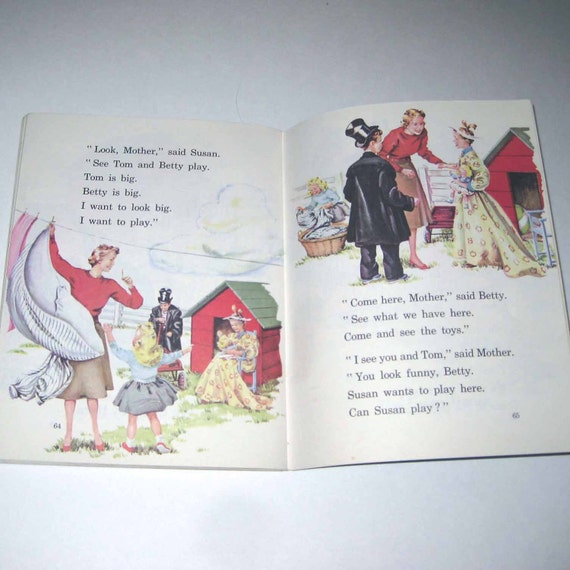 My Little Blue Story Book Vintage 1960s by grandmothersattic