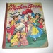 Vintage 1940s Over Sized Children's Mother Goose Picture Book