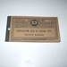 Vintage 1930s Ice Coupon Book From Decatur Ice and Coal Co. 56 Coupons