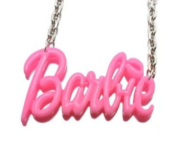 barbie necklace etsy